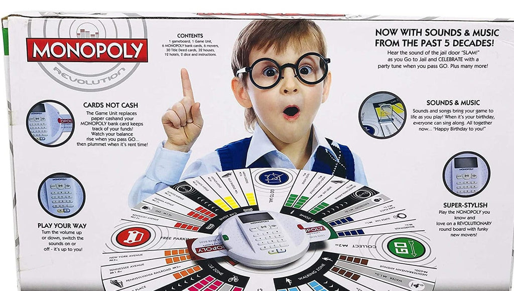 Monopoly board game / Cashless with sound effects. Board Game KidosPark