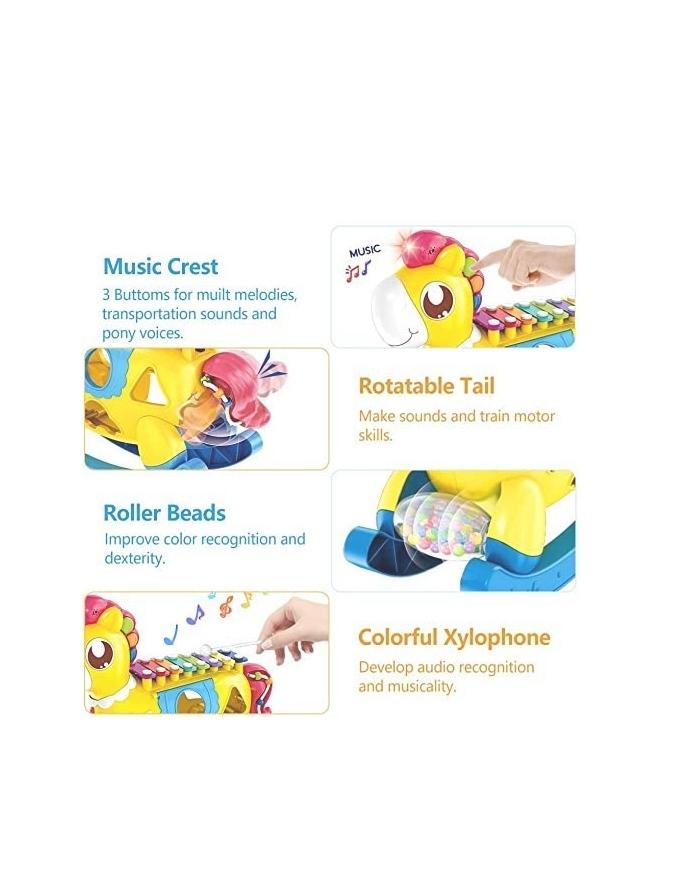 Multi-Functional learning Toy with xylophone for toddlers Musical Toys KidosPark