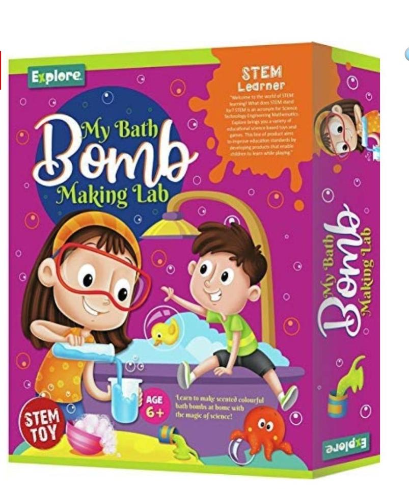 My bath bomb making laboratory DIY kit Educational toy KidosPark