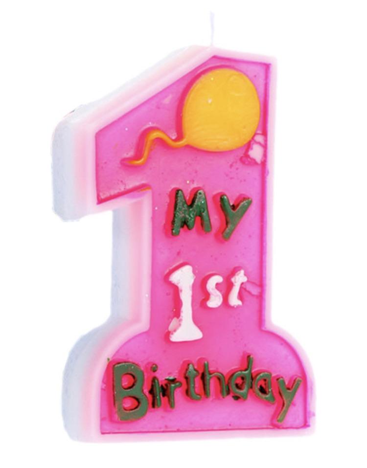 My First birthday candle for cake decoration Candles KidosPark