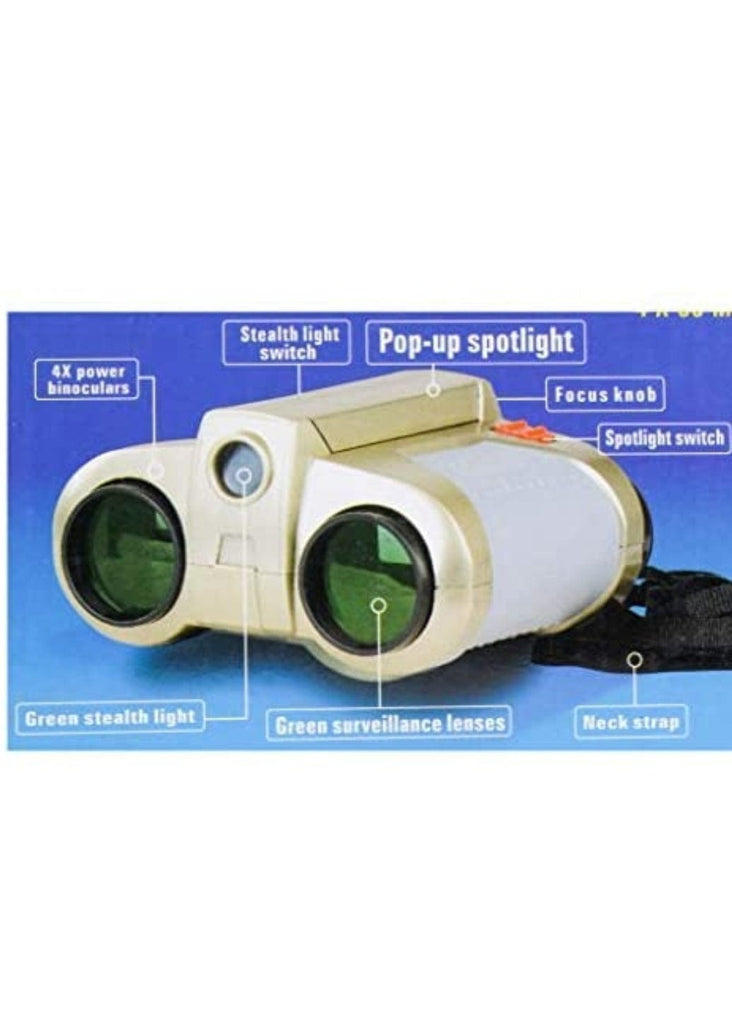 Night Scope Binocular with pop-up Light for Kids- Multi Color Toy KidosPark