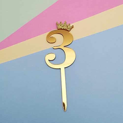 Number Cake Topper: Ideal for Birthdays & Anniversaries Cake Topper KidosPark