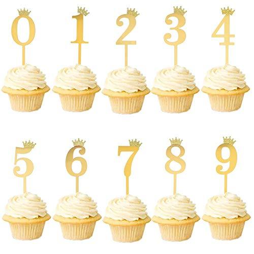 Number Cake Topper: Ideal for Birthdays & Anniversaries Cake Topper KidosPark
