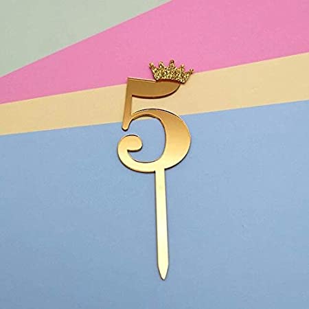 Number Cake Topper: Ideal for Birthdays & Anniversaries Cake Topper KidosPark