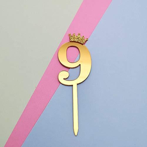 Number Cake Topper: Ideal for Birthdays & Anniversaries Cake Topper KidosPark