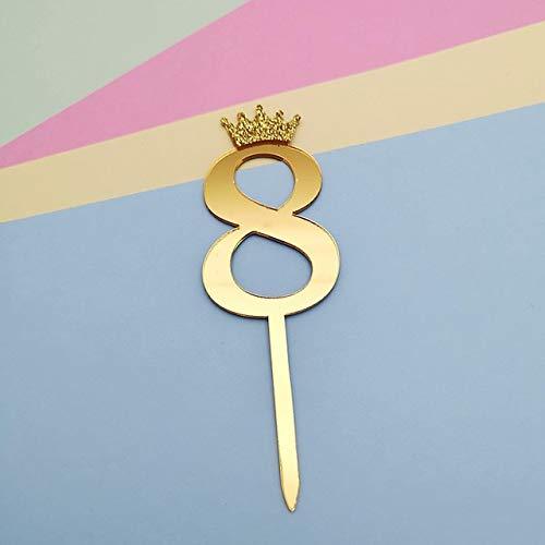 Number Cake Topper: Ideal for Birthdays & Anniversaries Cake Topper KidosPark