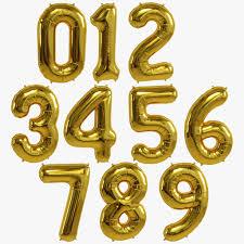 Number Foil Balloon: Birthday Party Decoration Balloons KidosPark