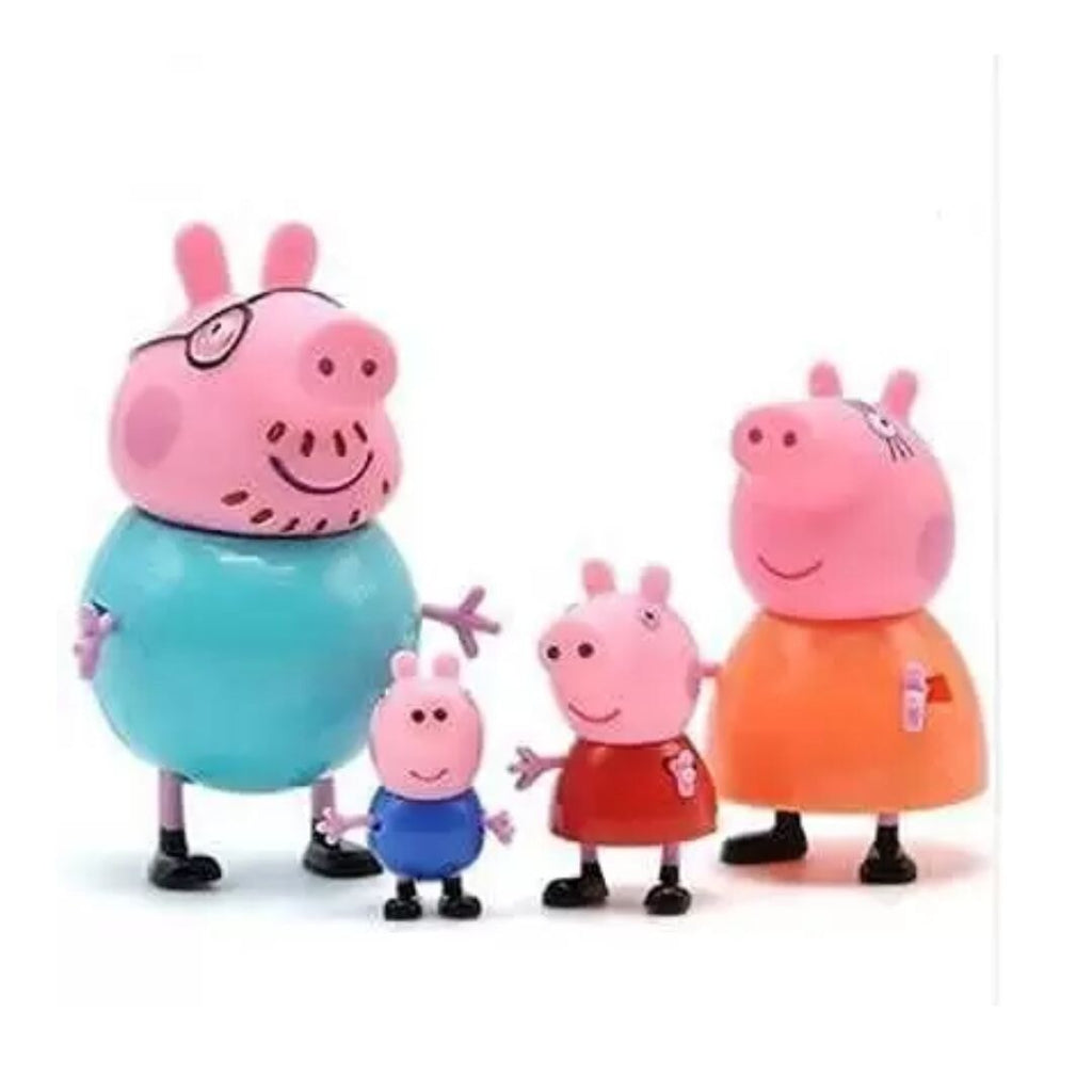 Peppa Pig and the amazingly cute family Figurines - Pack of 4 Role play toys KidosPark