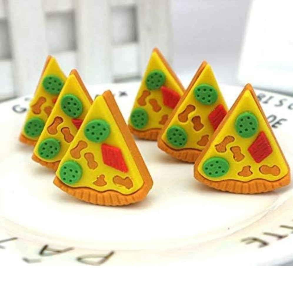 Pizza Slice Eraser: Fun, Functional, and Fashionable! stationery KidosPark