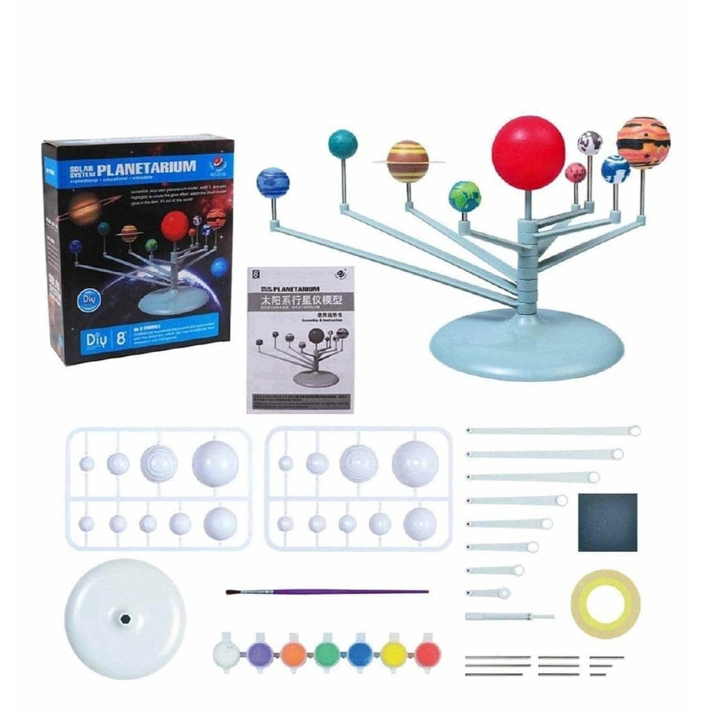 Planetarium DIY painting kit- Create and learn about the Solar system Art and Crafts KidosPark
