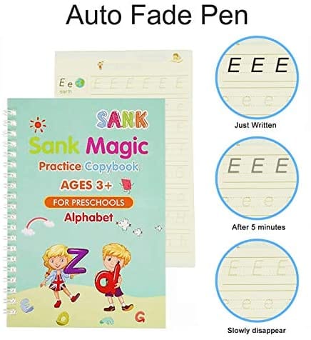 Practice Calligraphy notebook / Tracing book for preschoolers Diary KidosPark