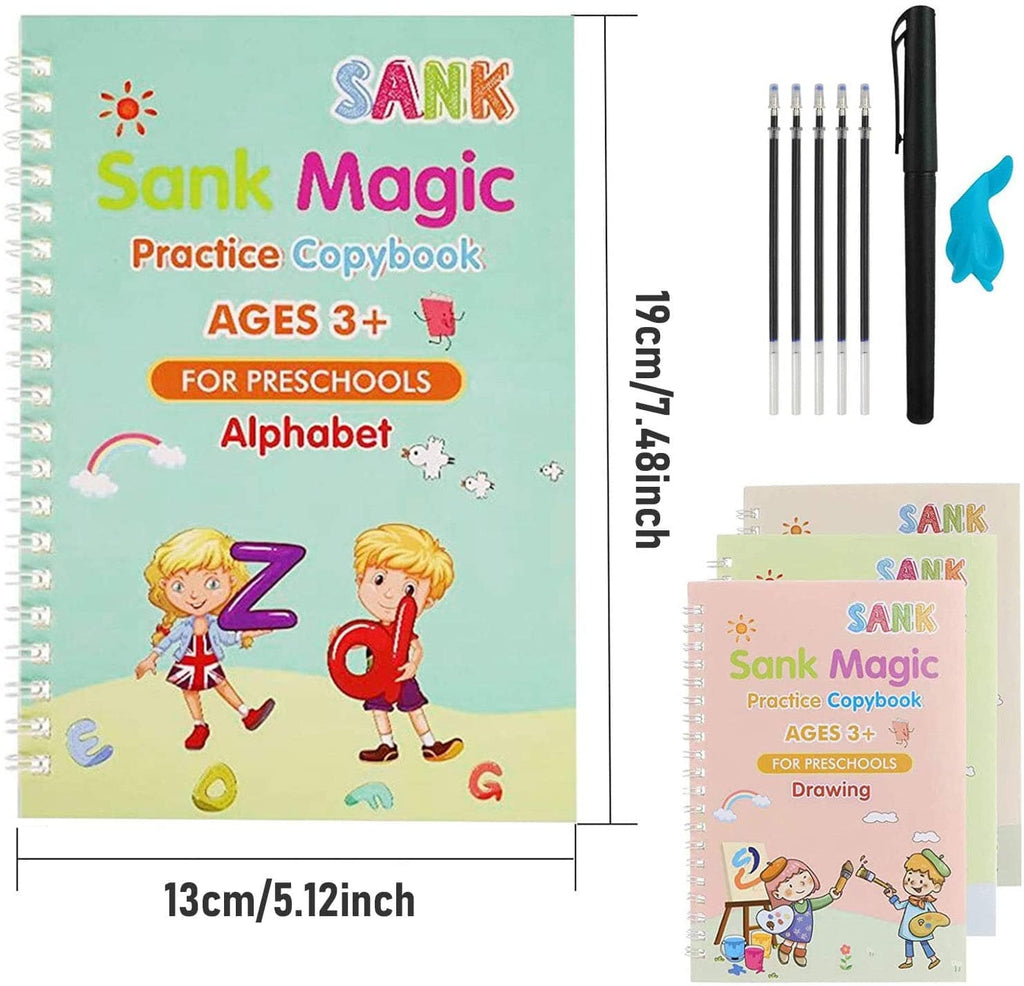 Practice Calligraphy notebook / Tracing book for preschoolers Diary KidosPark