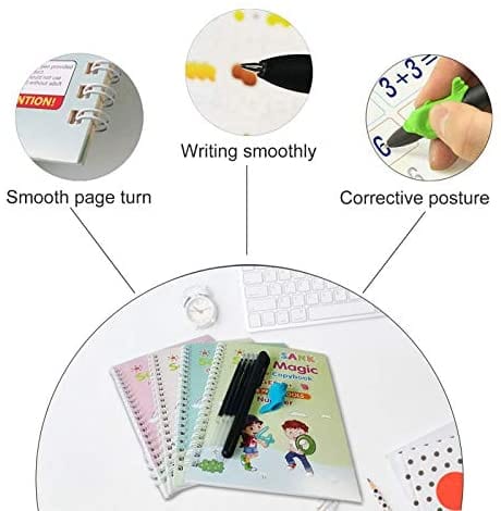 Practice Calligraphy notebook / Tracing book for preschoolers Diary KidosPark