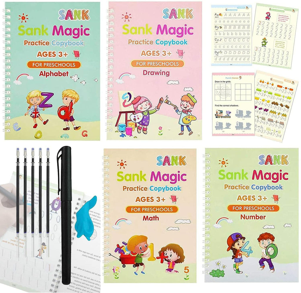 Practice Calligraphy notebook / Tracing book for preschoolers Diary KidosPark