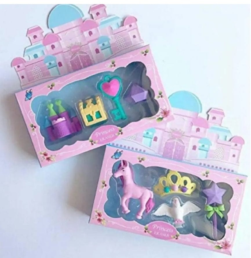 Princess Castle Erasers Set - Perfect for Birthday Party Gifts! stationery KidosPark