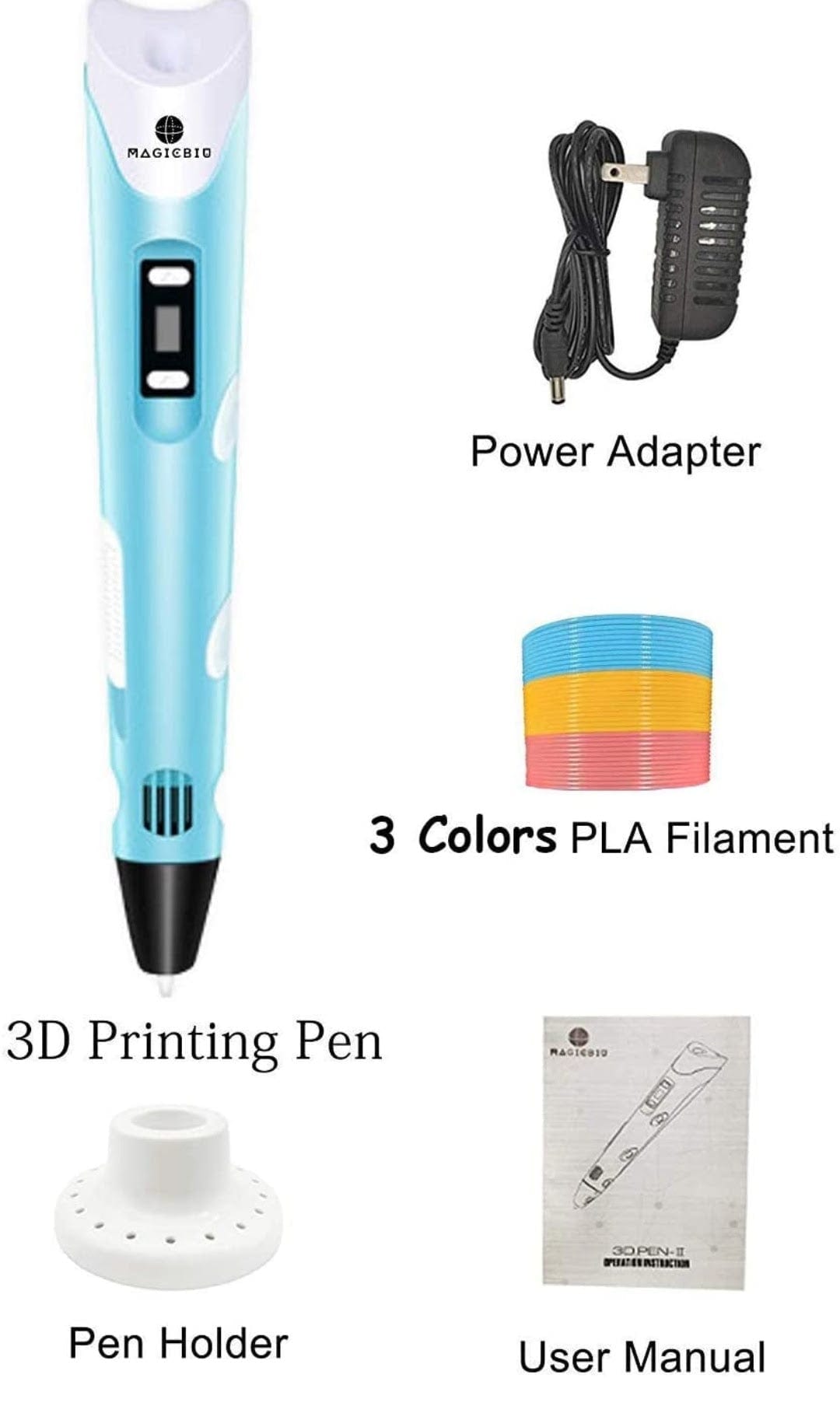 Professional doodler 3D pen for 3D creative modeling drawing