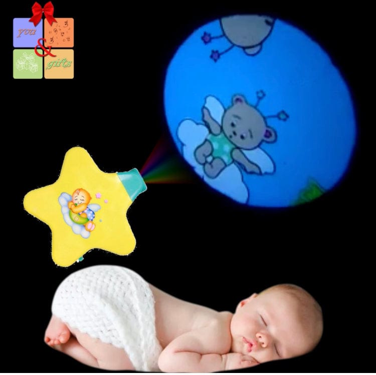 Projector Lamp with soothing moving ceiling Lights and sound for baby good night sleep lamp KidosPark