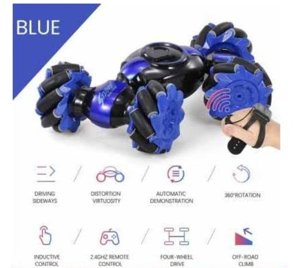 RC Cars Stunt Car Toy with 2.4G Gesture Sensing Remote Control Stunt Car with Four-Wheel Drive, Off-Road & Sports Status Remote controlled Toys KidosPark