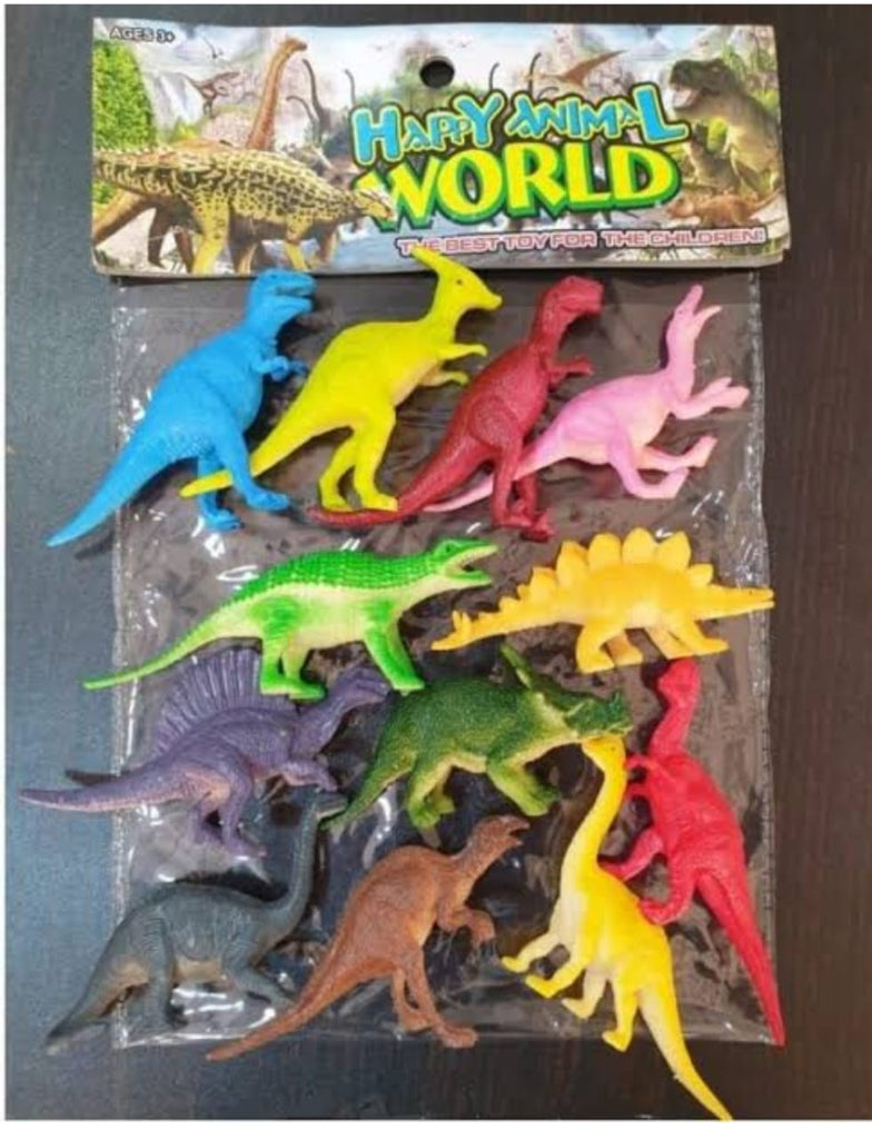 Roaring Fun: 12-Piece Silicon Dinosaur Figures for Imaginative Play Role play toys KidosPark
