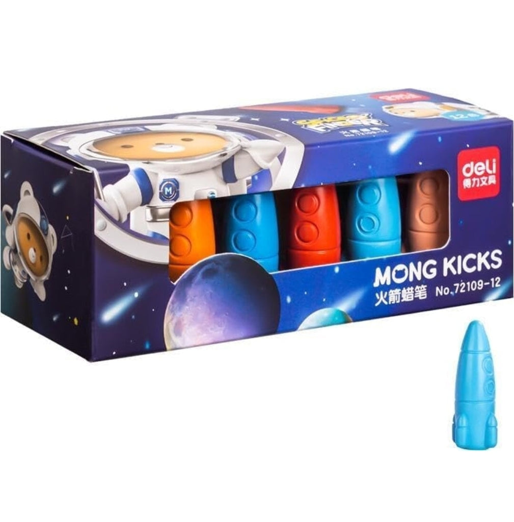 Rocket Crayon Set for Creative Kids Art and Crafts KidosPark