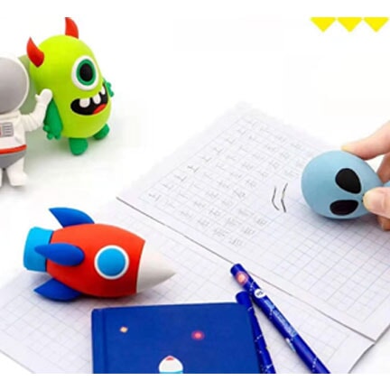 Rocket Design puzzle eraser ( Rocket eraser ) stationery KidosPark