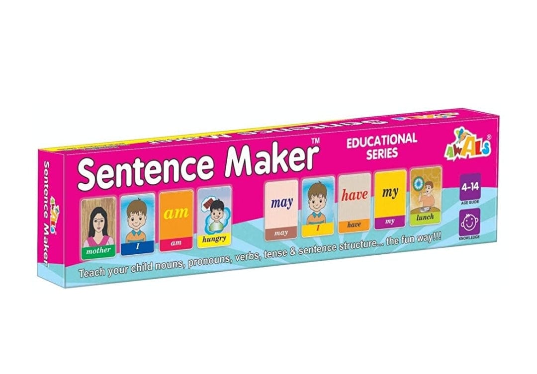 Sentence maker - Fun way of teaching kids nouns, pronouns, verbs, tens ...