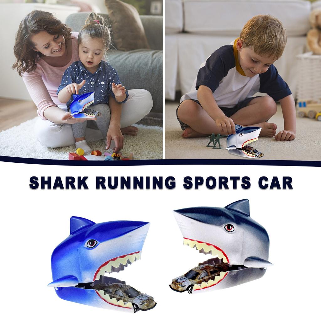 Shark Shaped Car launcher for kids Cars and Car Tracks KidosPark