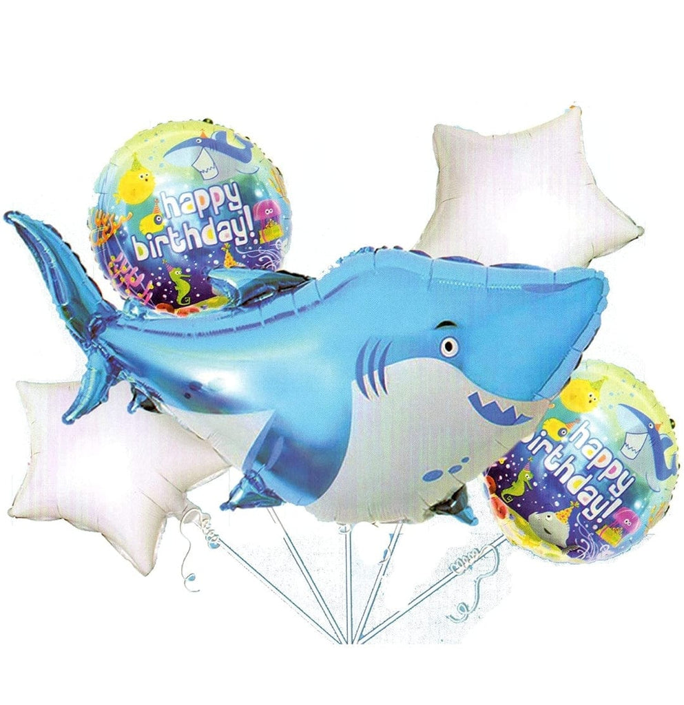 Shark Theme based Foil Balloon for birthday party decoration Birthday Party D≈Ωcor KidosPark