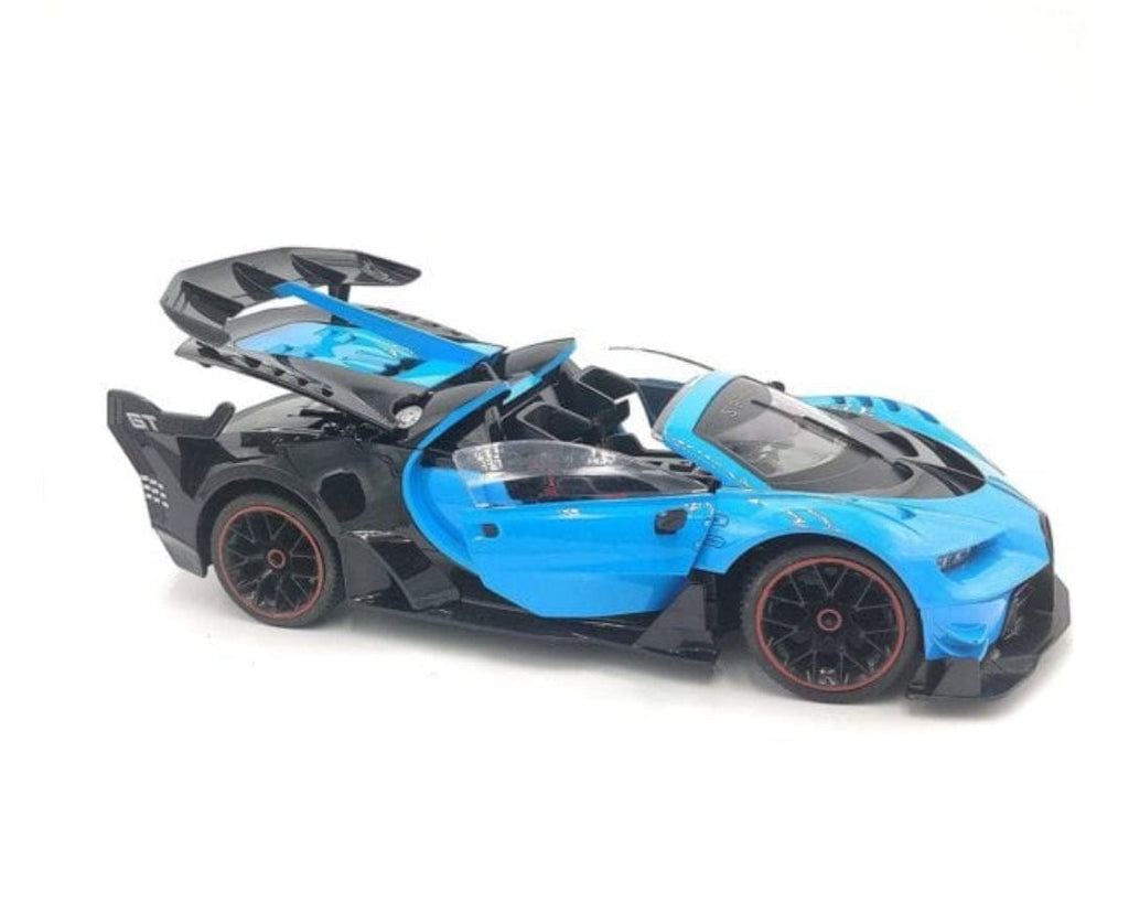 Sleek and Stylish Remote Control Buggati Car with Powerful Motor - Blue Remote controlled Toys KidosPark