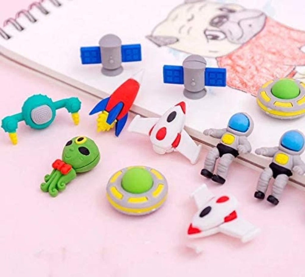 Space/ Astronaut designed erasers for kids stationery KidosPark