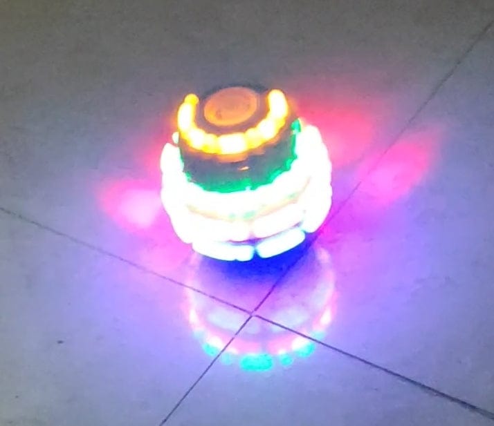 Spinning Top with lights and music Kitty Kidospark