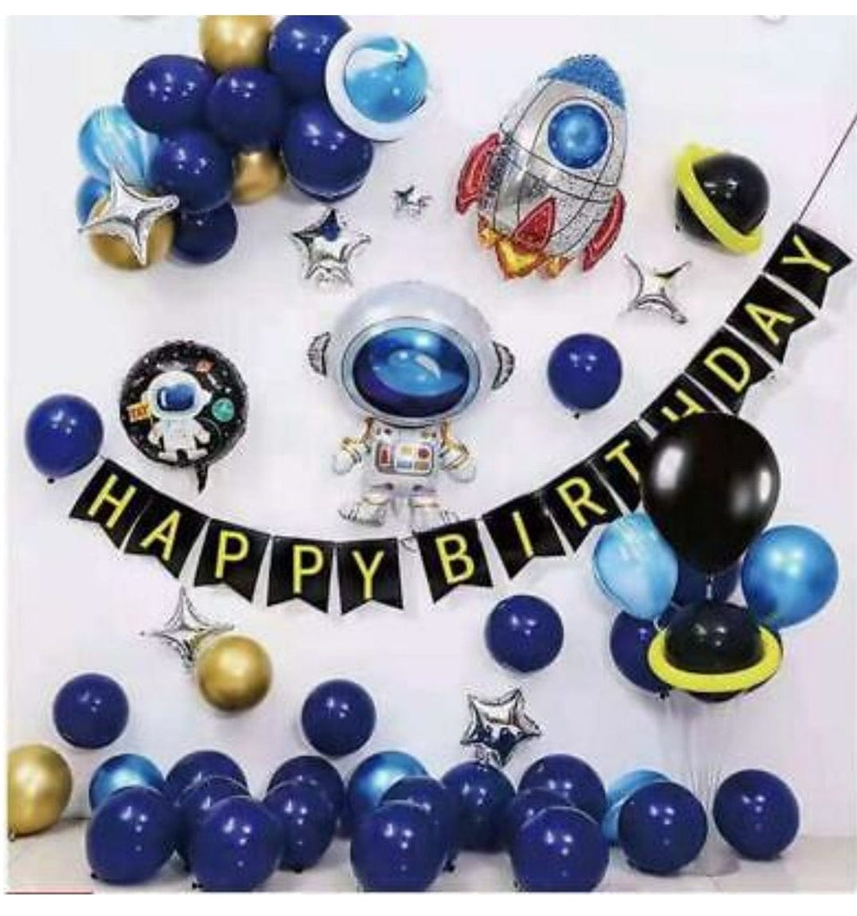 Stellar Sky: Complete Space Theme Balloon Set for Unforgettable Celestial Celebrations Birthday Party D≈Ωcor KidosPark
