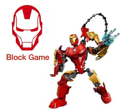 Super Hero 3d figure Block Game IRM blocks KidosPark
