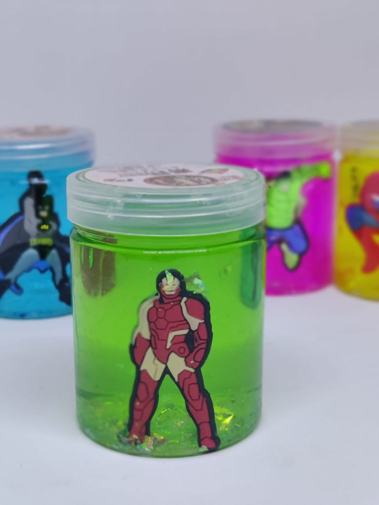 Superhero play slime for kids Art and Crafts KidosPark