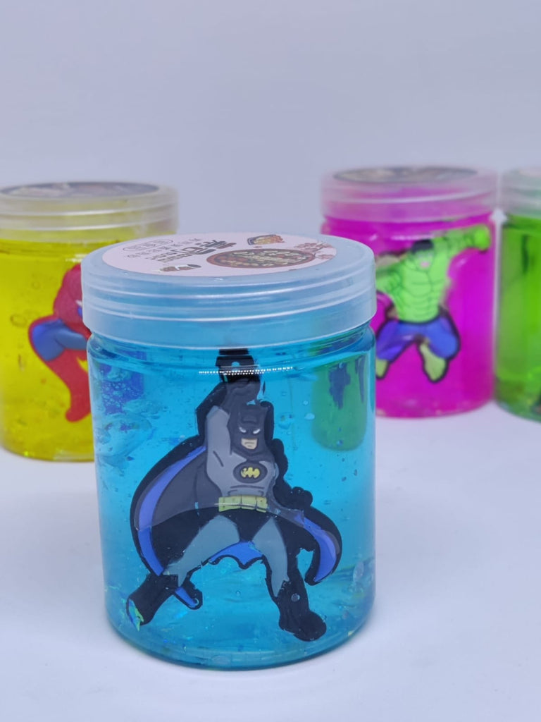 Superhero play slime for kids Art and Crafts KidosPark