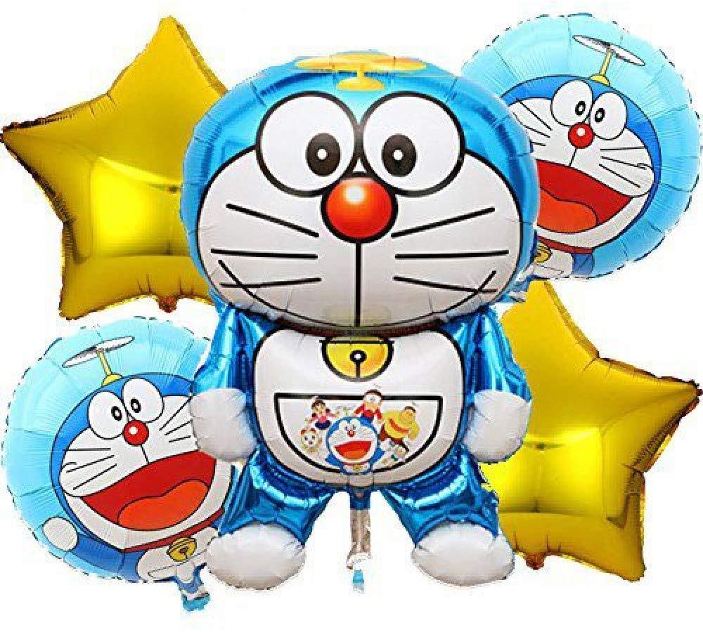 Theme base foil balloons - 5 Pieces Birthday Party DŽcor KidosPark