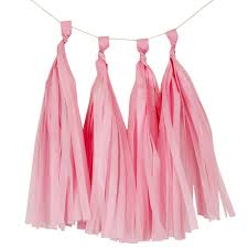 Tissue paper Tassel garland for party decoration - 5 pieces Tassel KidosPark