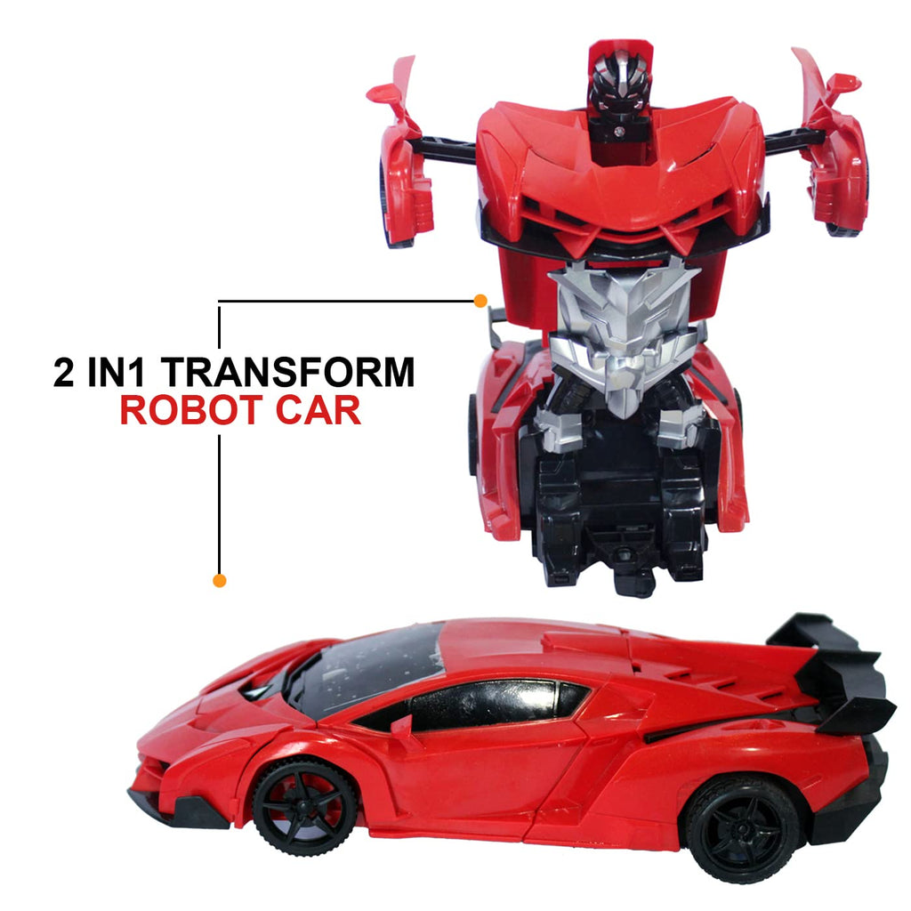 Transforming Deformation Car with Remote Control for Kids - 360¬∞ Rotation, Single Touch Transformation - Ideal Gift Remote controlled Toys KidosPark