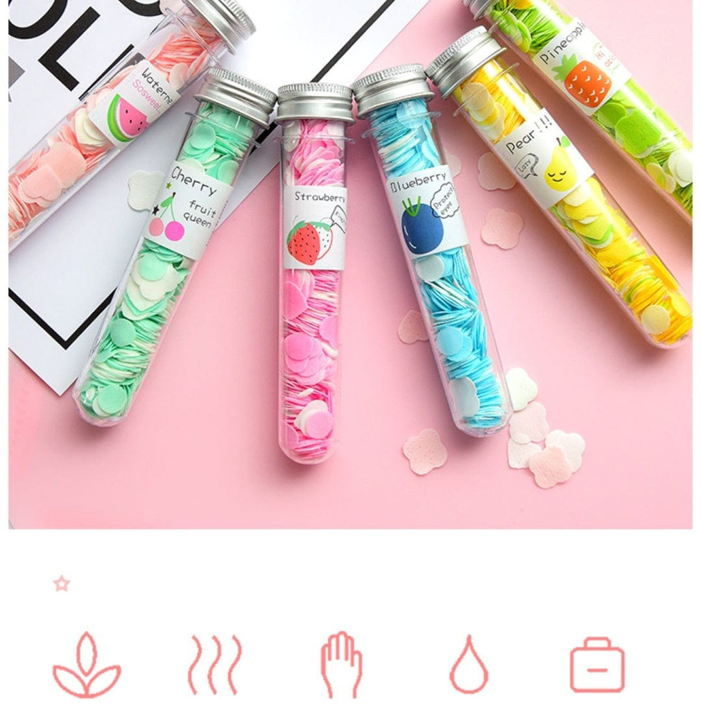Travel hand flower fragrance paper soap bottle - 20g ( Single piece) Health, Hygiene and Beauty KidosPark