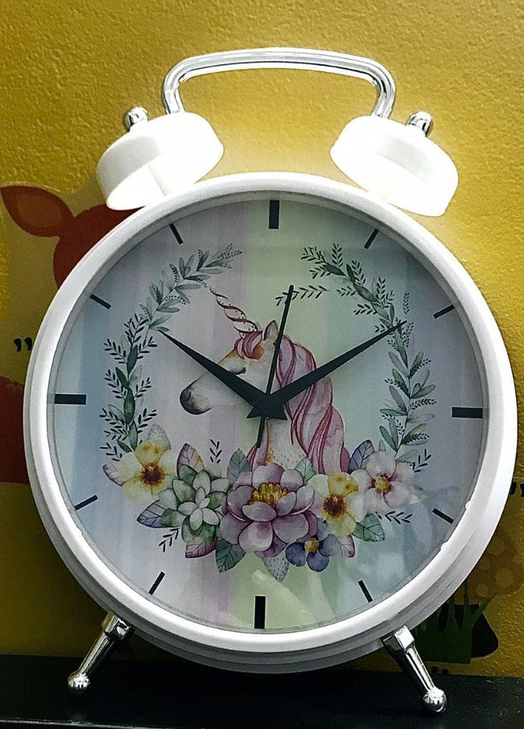 Unicorn design wall mount / table top Alarm Clock clock KidosPark