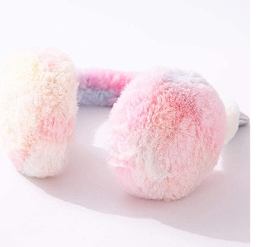 Unicorn fur Headphones with Earmuffs Headphones KidosPark