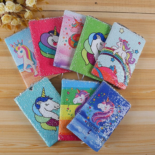 Unicorn reversible Sequin Diary/ Notepad Diary KidosPark