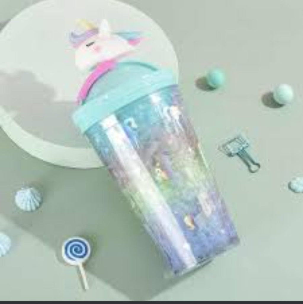 Unicorn Sipper with Straw- 450ml Bottles and Sippers KidosPark