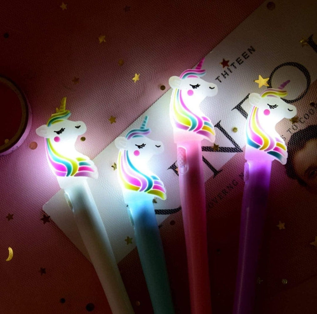 Unicorn Styled LED Pen for kids ( 1 piece) stationery KidosPark