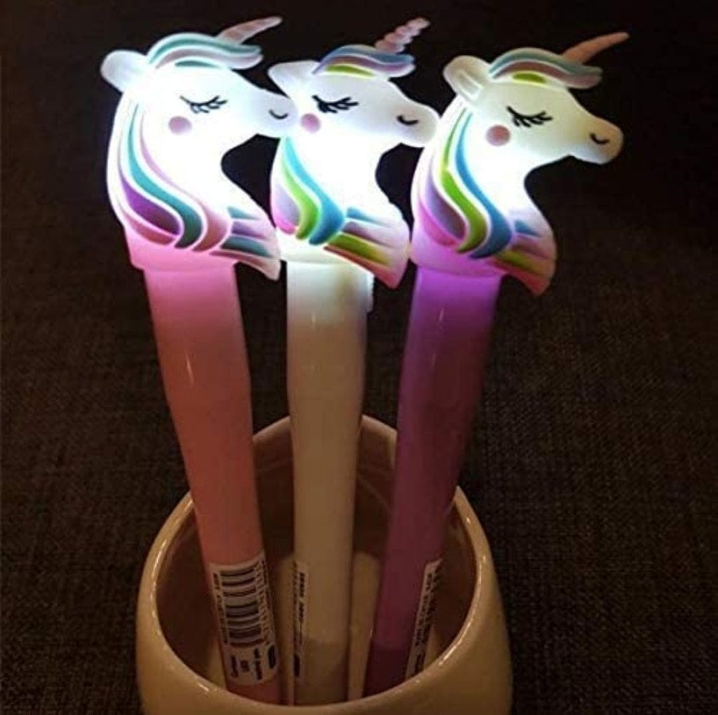 Unicorn Styled LED Pen for kids ( 1 piece) stationery KidosPark