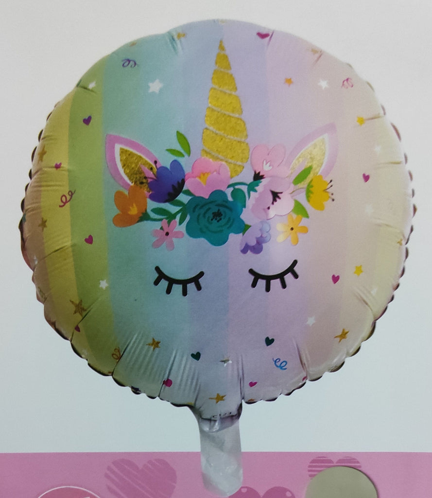Unicorn Theme Foil Balloon 16 inches Balloons KidosPark