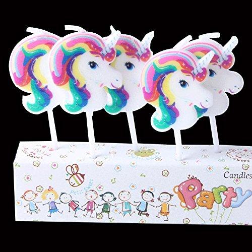 Unicorn themed Birthday party candles for kids Candles KidosPark