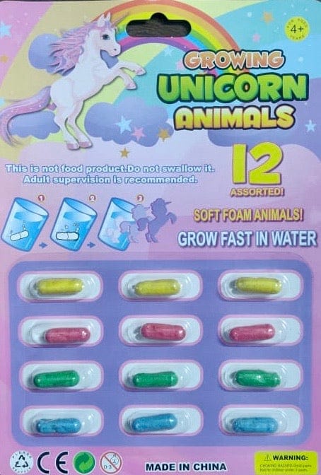 Unicorn water capsules- See the unicorns grow – Kidospark