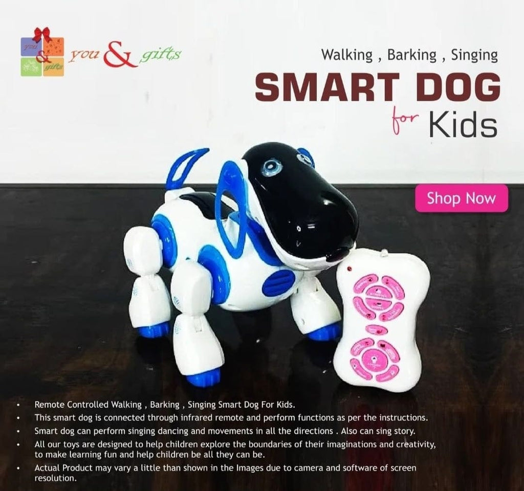 Walking , Barking , Singing Smart Dog for Kids Toy KidosPark