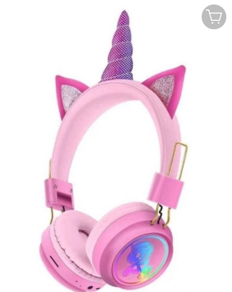 Wireless bluetooth Unicorn Headphones with led lights Headphones KidosPark